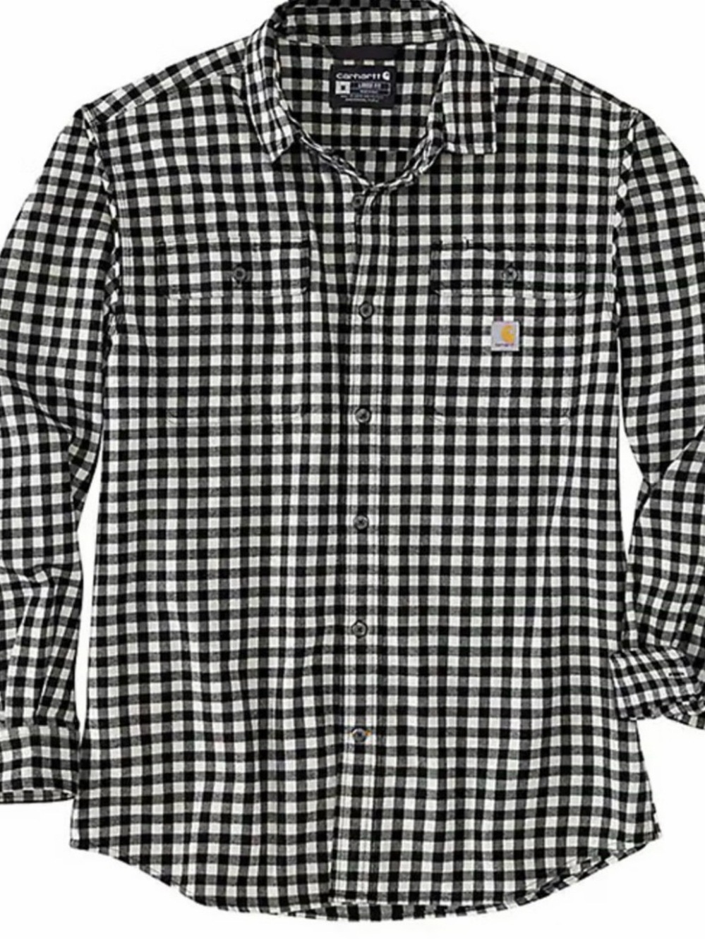 Men’s NWT CARHARTT Loose Fit Heavyweight Plaid Flannel